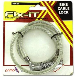 Bike Combination Cable Lock, Case of 48