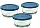 ANCHOR HOCKING 6 PC - 2 CUP ROUND WITH B LIDS
