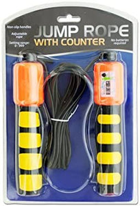 Jump Rope with Counter &amp; Non-Slip Handles - Pack of 20