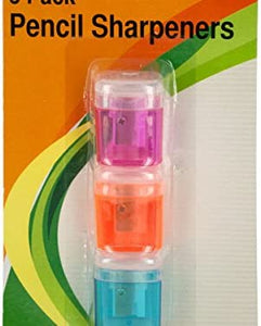 Colorful Pencil Sharpeners Set - Pack of 72