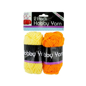 2 pack hobby yarn bright colors - Case of 24