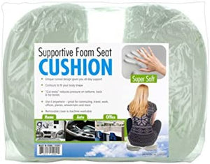bulk buys Supportive Foam Seat Cushion - Pack of 2