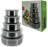 Bulk Buys Nesting Metal Food Storage Container Set (Set of 3)