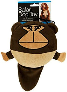 bulk buys Safari Dog Squeak Toy - Pack of 12