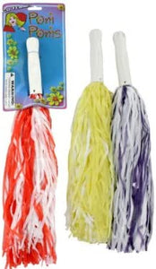 cheerleader pom pom assorted colors - Pack of 48