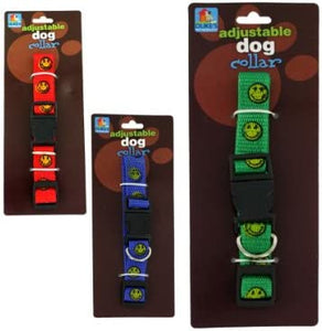 Happy face dog collar - Case of 24 by Leadoff