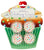 Bulk Buys Mini Polka Dot Print Baking Cups - Pack of 48