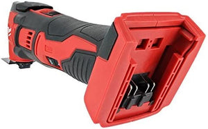 MILWAUKEE'S 2626-20 M18 18V Lithium Ion Cordless 18,000 OPM Orbiting Multi Tool with Woodcutting Blades and Sanding Pad with Sheets Included (Battery Not Included, Power Tool Only)