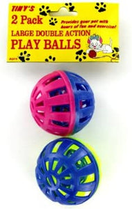 2 pack Cat Play Balls Case Pack 48 - 237889