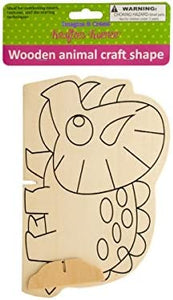 Wooden Animal Craft Shape-Package Quantity,36