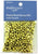 Gold Colored Plastic Beads - Pack of 30