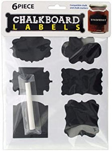 bulk buys Self-Adhesive Chalkboard Labels - Pack of 60