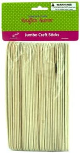 Jumbo wood craft sticks-Package Quantity,75