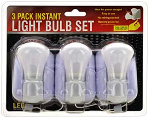 Instant LED Light Bulb Set - Pack of 12