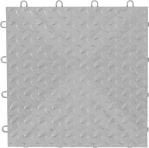 Gladiator GAFT04TTPS Silver Floor Tile, 4-Pack