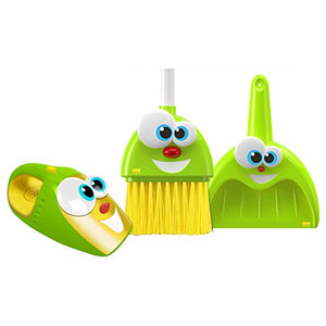 The Talking Broom, Dustpan And Vacuum Silly Sam, Pan And Larry Combo