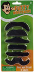 Self-Adhesive Fuzzy Mustache Set - Pack of 54