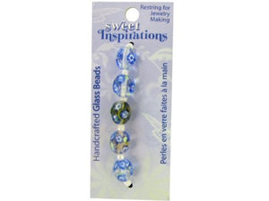 monets garden glass beads - Pack of 120