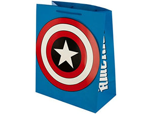 Large Captain America Gift Bag - Pack of 72