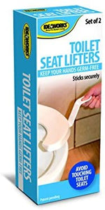 Self-Adhesive Toilet Seat Lifters - Pack of 12