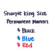 Sharpie Chisel Tip Pro Permanent Markers, King Size Black (1 Pack)