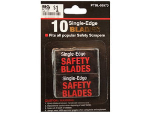 Bulk Buys 10 pack single edge safety blades (Set of 96)