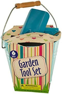 Garden Tool Set in Bucket - Pack of 3