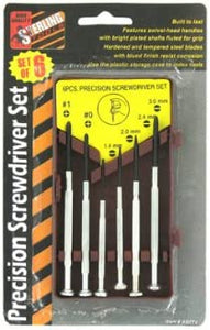 Precision screwdriver set, Case of 36