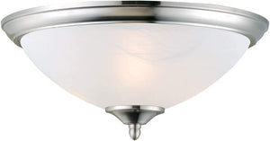 Design House Trevie Traditional Indoor Dimmable Light with Alabaster Glass