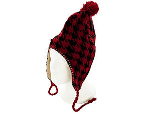 Insulated Houndstooth Wool Blend Knit Hat - Pack of 24