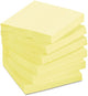 Post-it Greener Notes - Recycled Notes, 3 x 3, Canary Yellow, 12 100-Sheet Pads/Pack 654-RP-YW (DMi PK