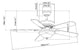 Hardware House 54-3579 Wyndham Series 42-Inch Triple Mount Ceiling Fan Light, White or Light Maple
