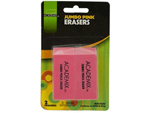bulk buys ACADEMIX Eraser, Red
