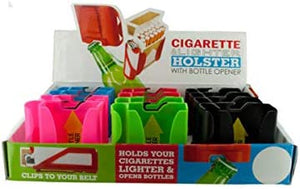 Cigarette Holster With Bottle Opener Countertop Display - Pack of 24
