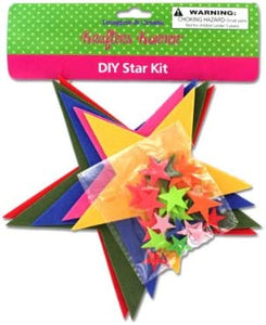 Do-it-yourself foam star craft kit - Case of 12