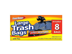 Large Trash Bags Set - Pack of 20
