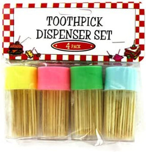 bulk buys Toothpick Dispenser Set - Case of 12