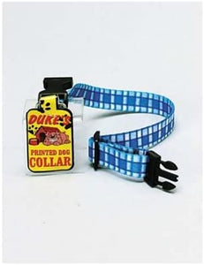 Dog collar with plaid design - Pack of 96