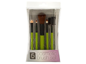 Cosmetic Brush Set With Mesh Zipper Case - Pack of 12