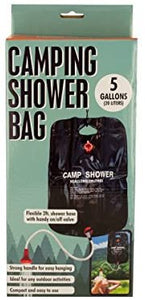 Kole Imports Camping Shower Bag with Flexible Hose
