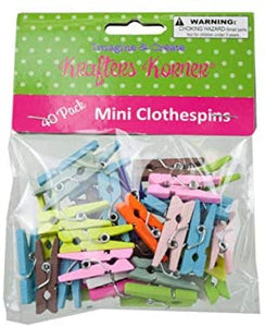 Miniature Craft Clothespins - Case of 96