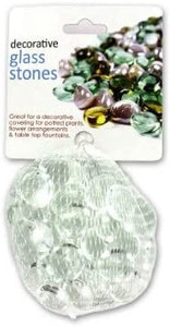 Bulk Buys CC242-24 3/4&quot; Decorative Glass Stones - Pack of 24