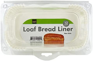 Non-Stick Loaf Bread Baking Liners - Pack of 36