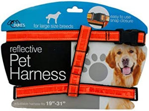 DUKES Large Reflective Dog Harness, Pack of 4