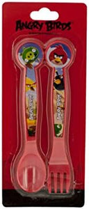 bulk buys Angry Birds Shaped Plastic Cutlery Set - Pack of 72