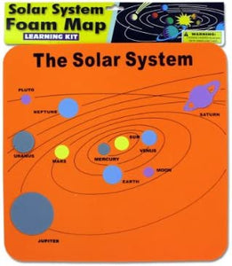 Bulk Buys KL153-48 11-3/4&quot; x 12&quot; x 1/8&quot; Foam Solar System Map - Pack of 48