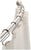 InterDesign 78970 Shower Curtain Rod, Curved, Brushed Stainless Steel, 41-72-In. - Quantity 1