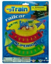 Bulk Buys wind up train with track (Set of 72)