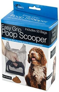 duke039;s Easy Grip Poop Scooper with Bags - Pack of 36