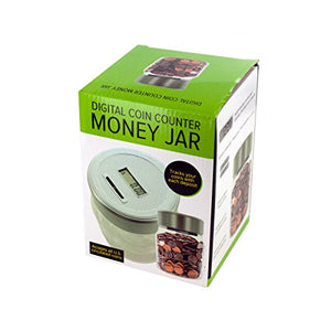 Digital Coin Counter Money Jar - Pack of 2
